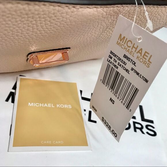 🌺Michael Kors Bristol Leather 2 Way Satchel Bag 💼 - Picture 7 of 13